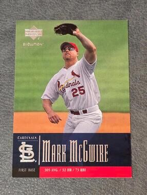 2001 Upper Deck Evolution #52 Mark McGwire Baseball Card
